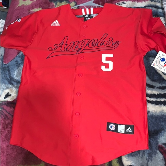 los angeles angels black jersey
